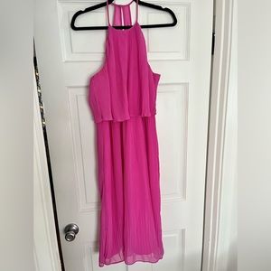 Hot pink cocktail dress